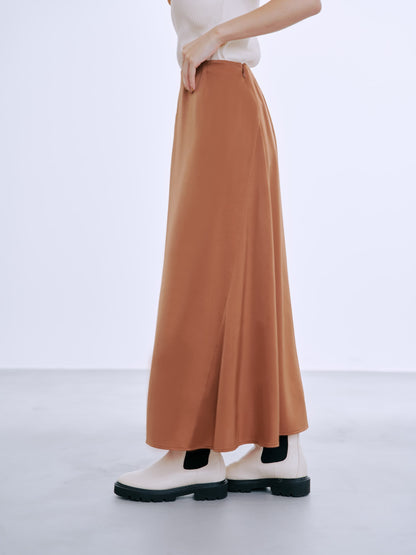 アシメナローサテンスカート-short & regular　[通常]