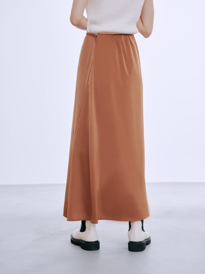 アシメナローサテンスカート-short & regular　[通常]