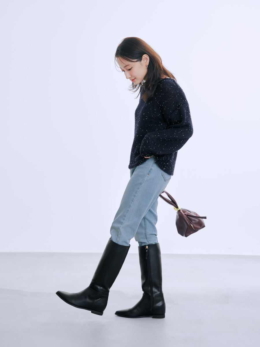 ビーズヤーンミックスニット　[通常]