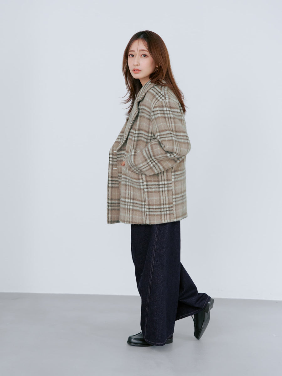 ラメタックワイドデニム-short & regular　[通常]