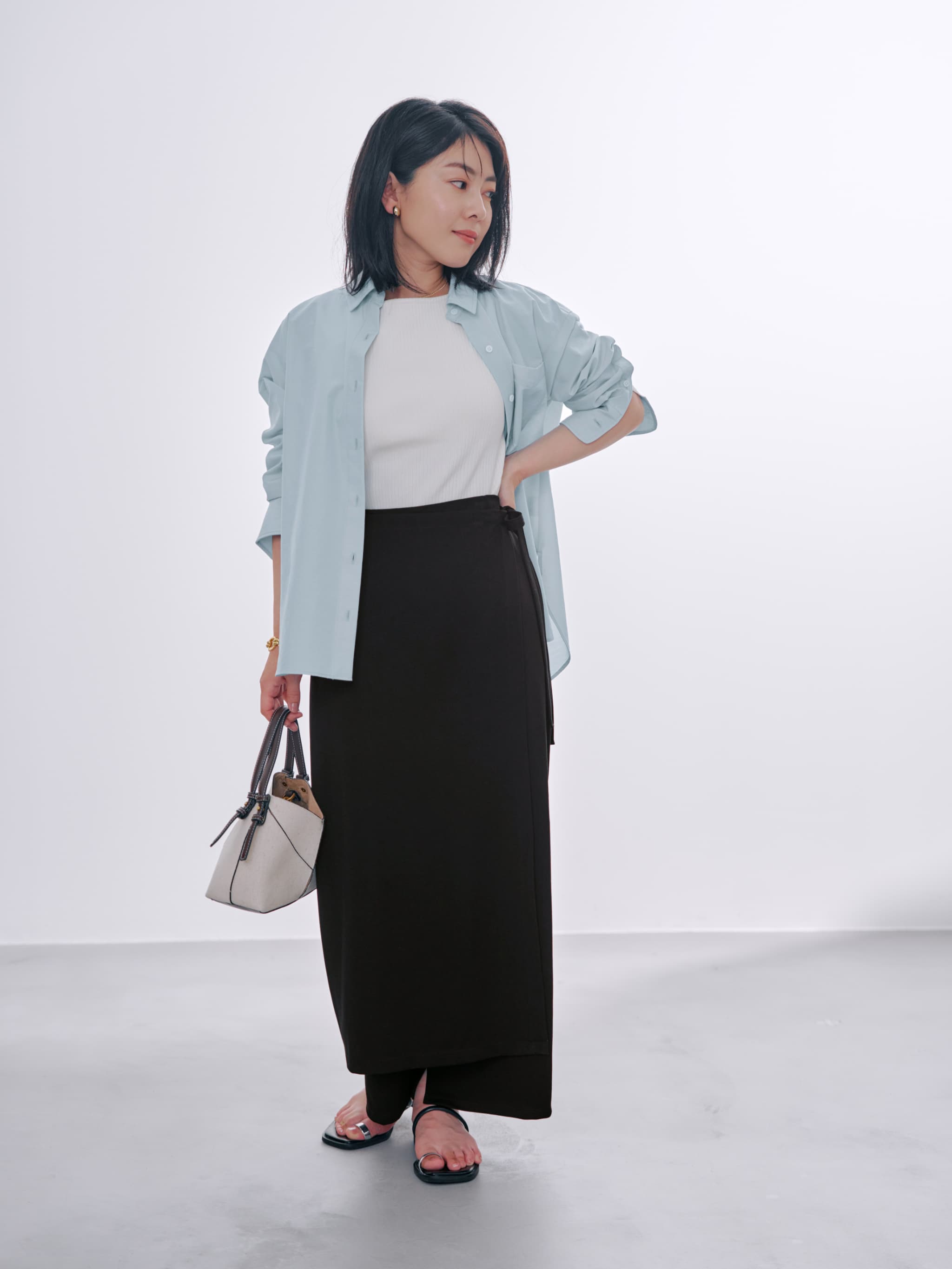 COHINAベーシックシャツ | 小柄・低身長女性向けファッション通販