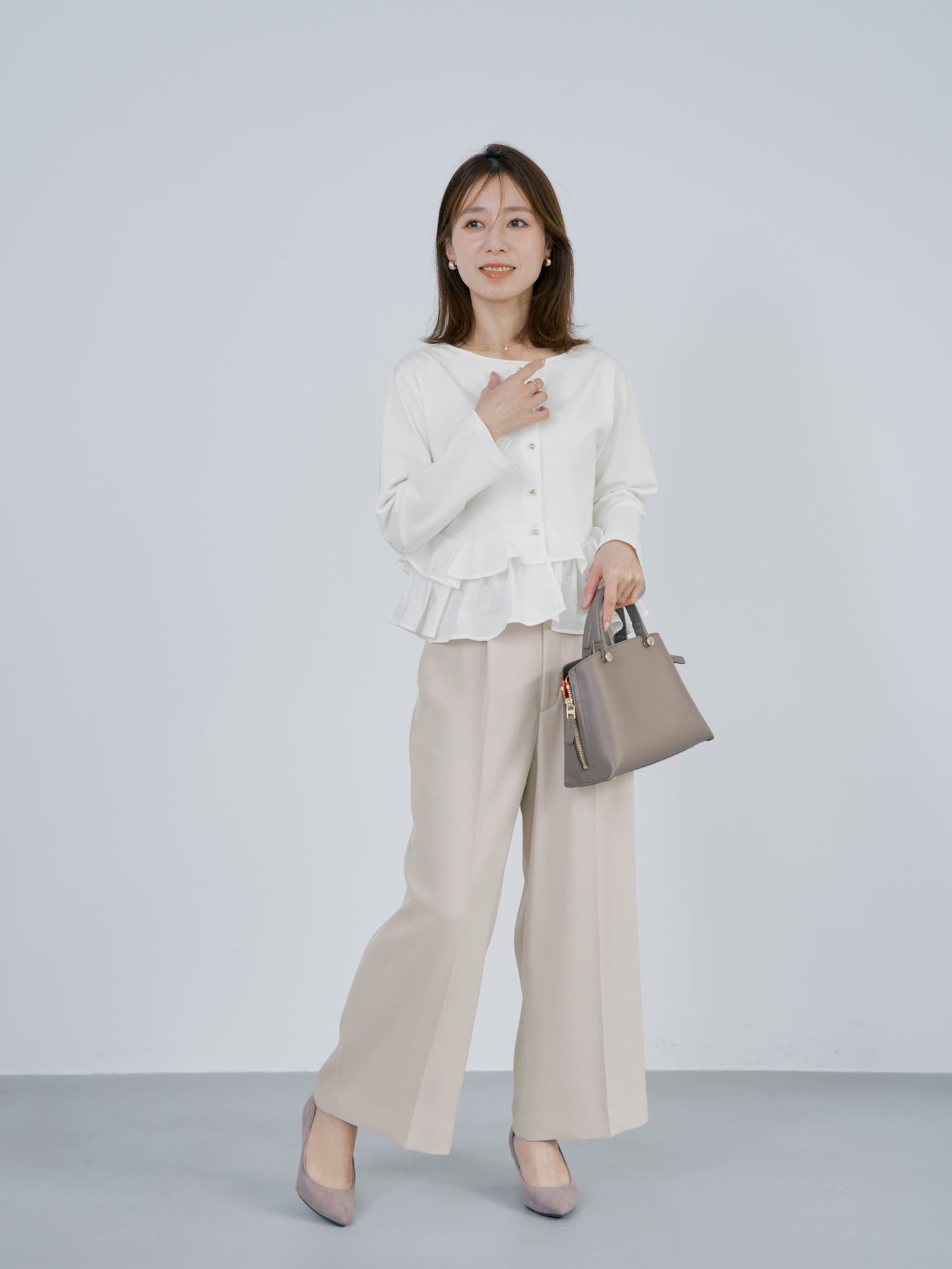 2wayフリルペプラムトップス　[通常]