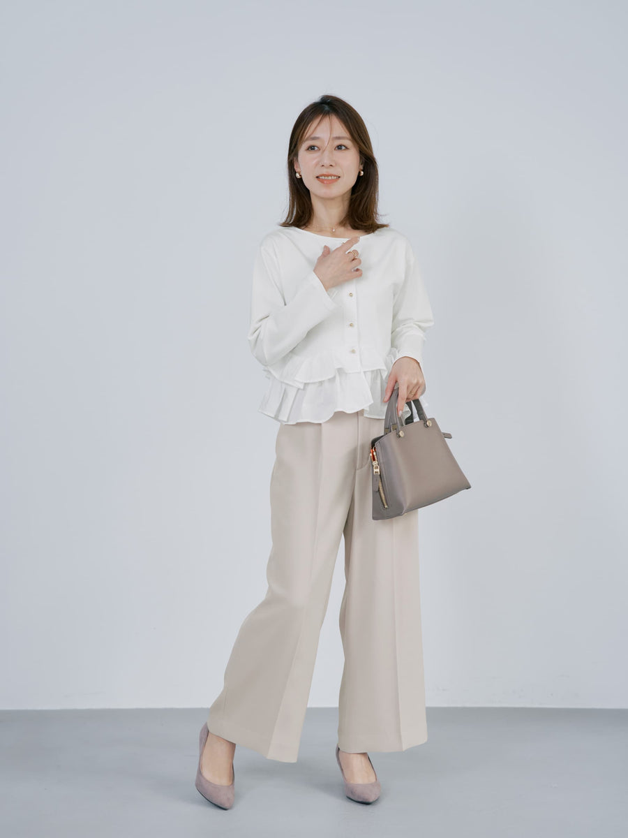 2wayフリルペプラムトップス　[通常]