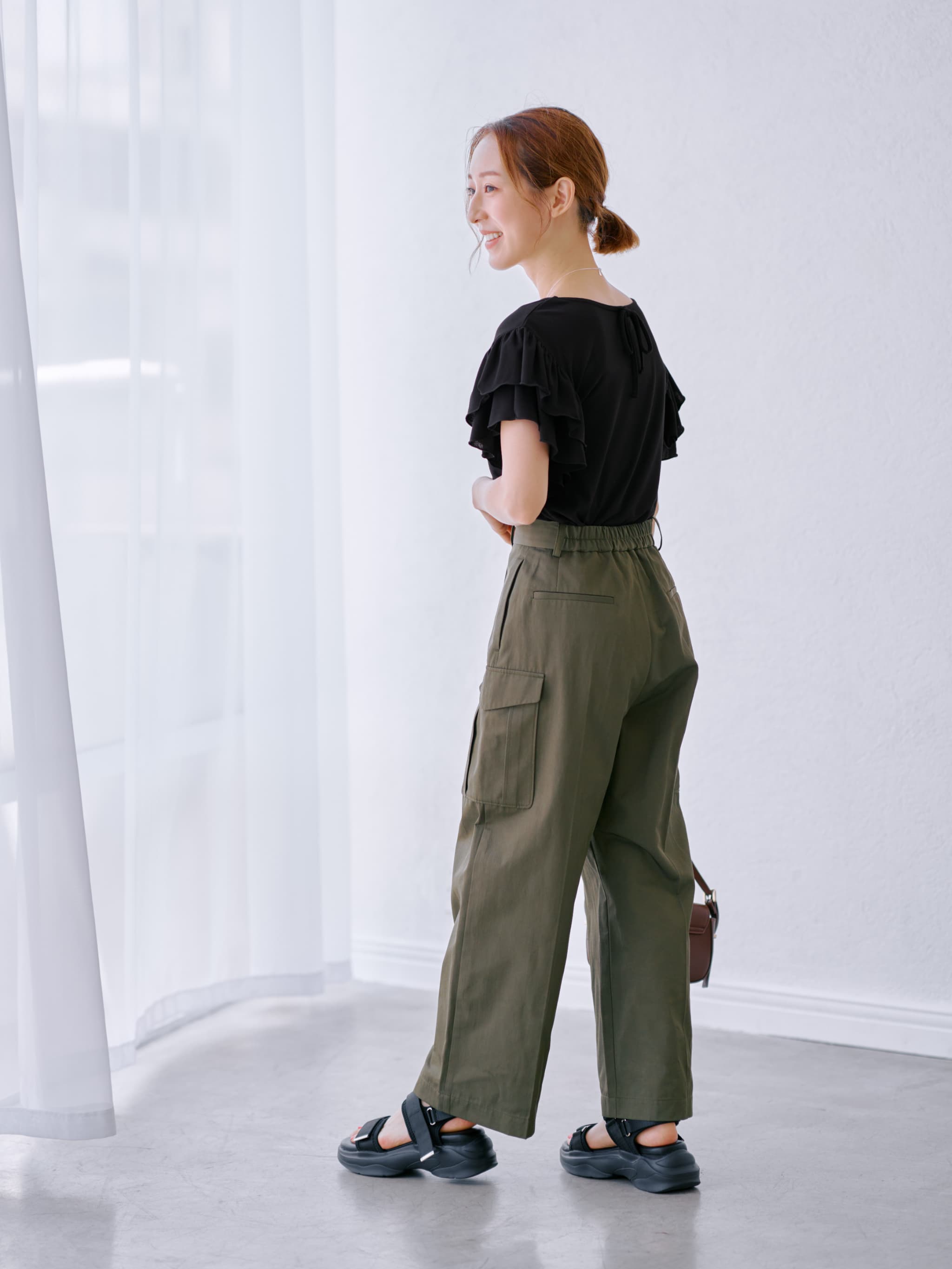 vintage カーゴパンツ　バタフライ　パンツ　ワイド　ストレート ワイドストレート カーゴパンツ【限定展開】｜フリークスストア