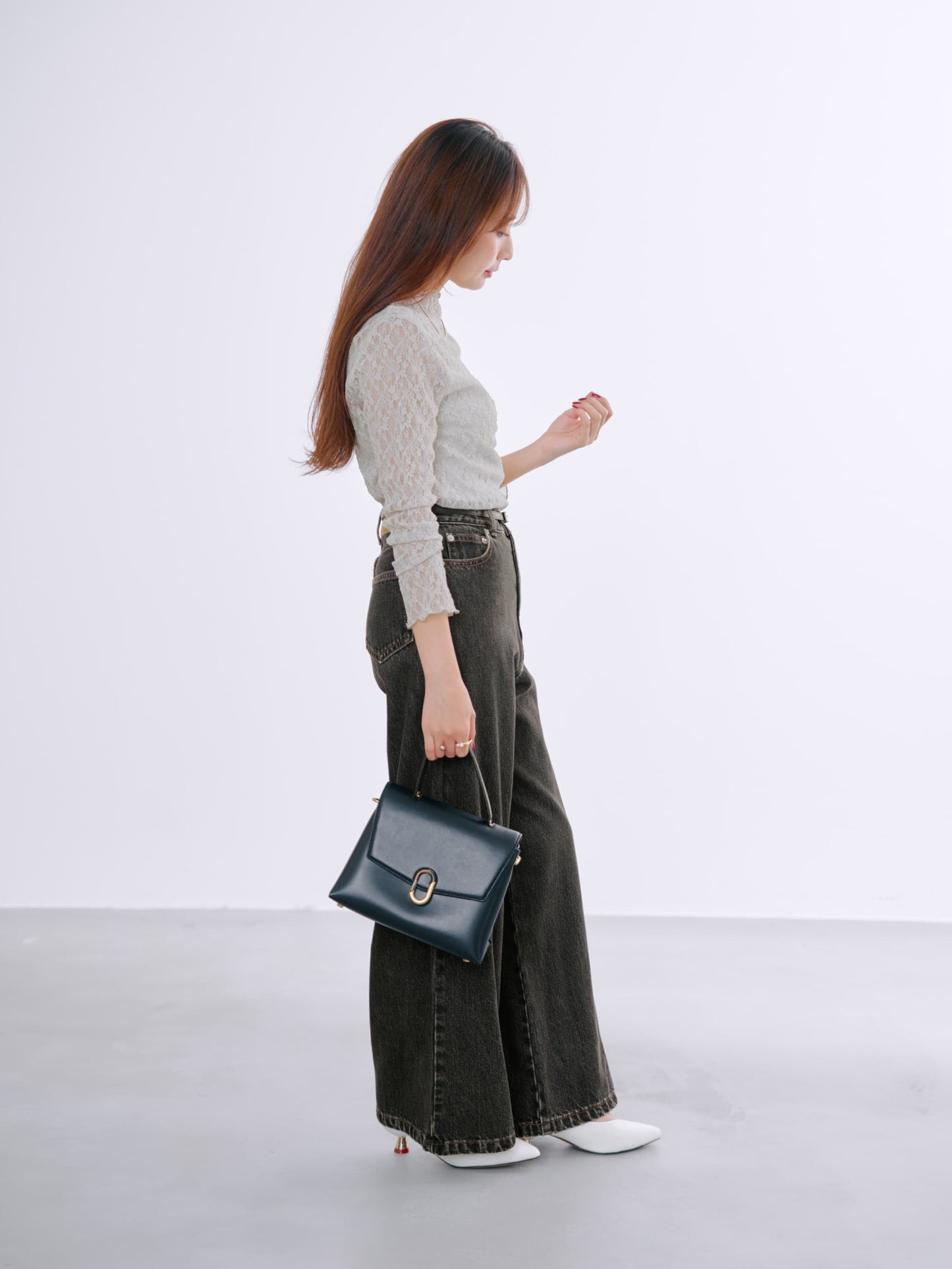 ＜CLASSY.掲載＞KUROKI DENIM フレアワイド-short & regular　[通常]