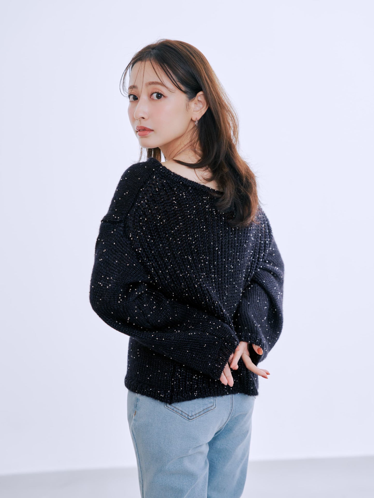 ビーズヤーンミックスニット　[通常]