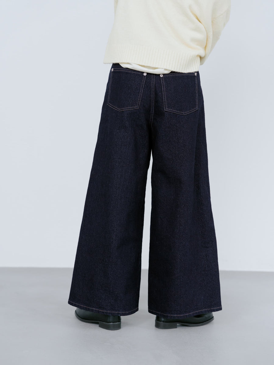 ラメタックワイドデニム-short & regular　[通常]