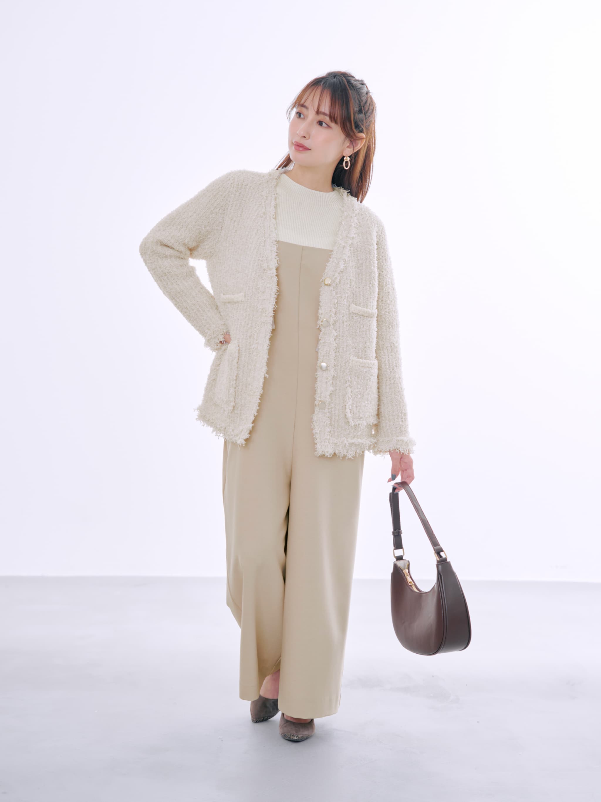 ゴールドバックルサスペンダーオールインワン-short & regular | 小柄