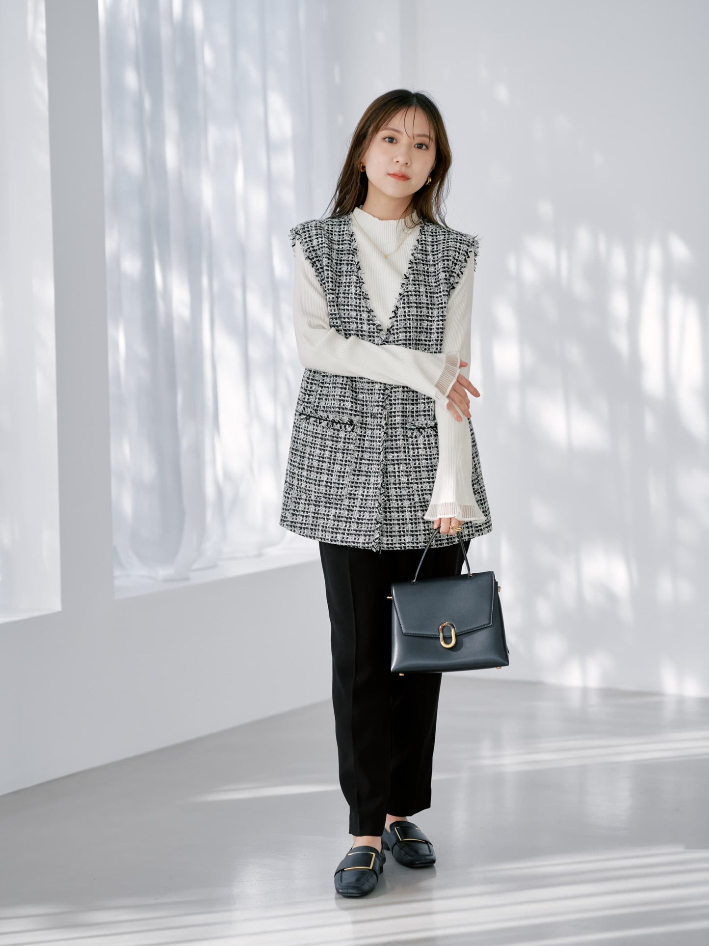 150cm | B:78 W:56 H:74 股下:69  | regularXS着用