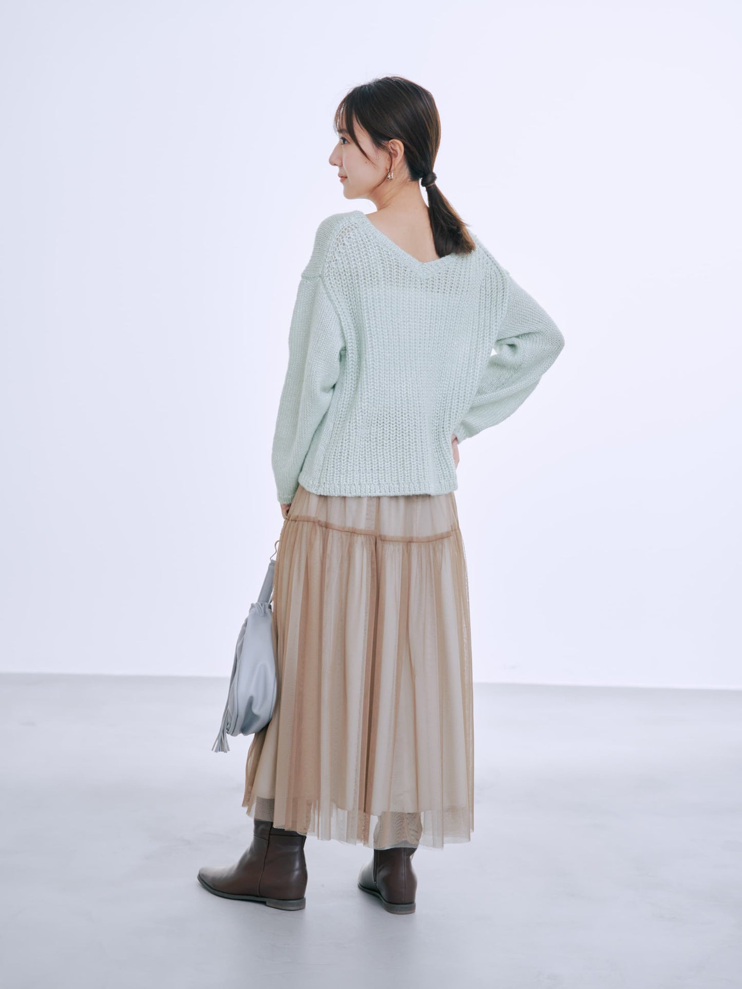 ビーズヤーンミックスニット　[通常]