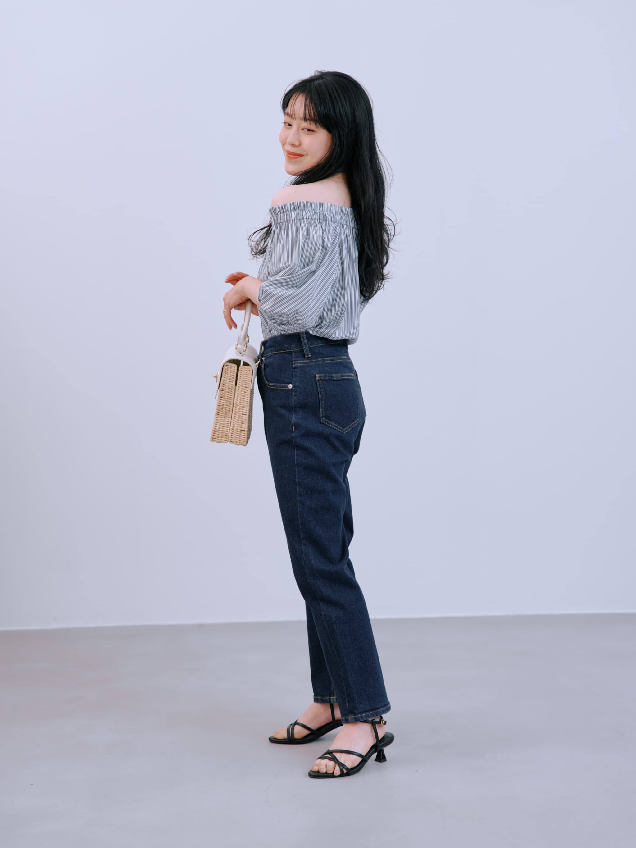 COHINA DENIM スリムストレート-short & regular | 小柄・低身長