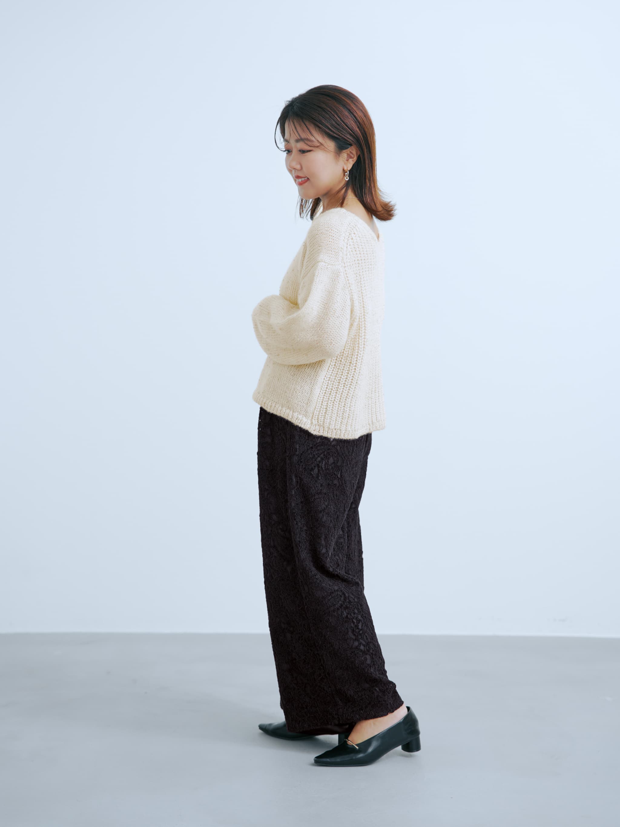 モールラッセルレースパンツ-short & regular | 小柄・低身長女性向け