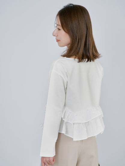 2wayフリルペプラムトップス　[通常]