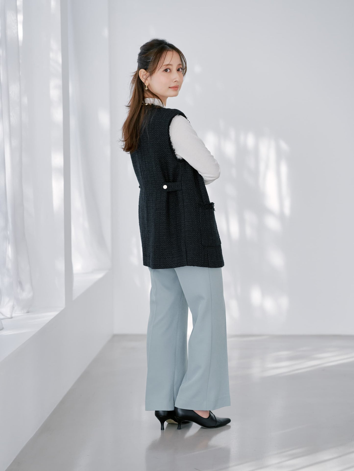 シルキータッチハイネックカットソー　[通常]