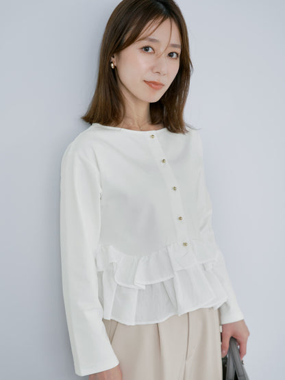 2wayフリルペプラムトップス　[通常]