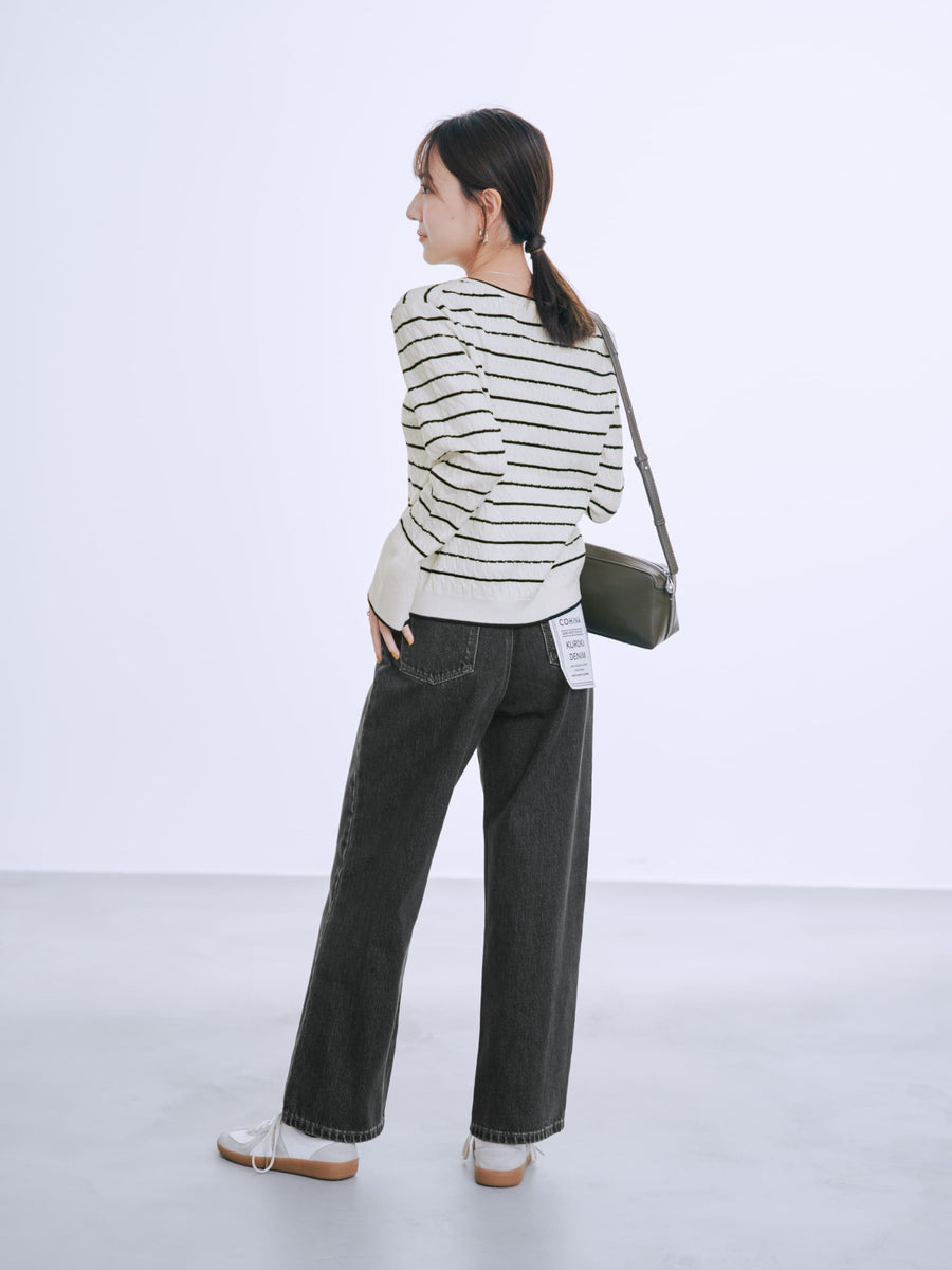 ミニケーブルリブニット　[通常]