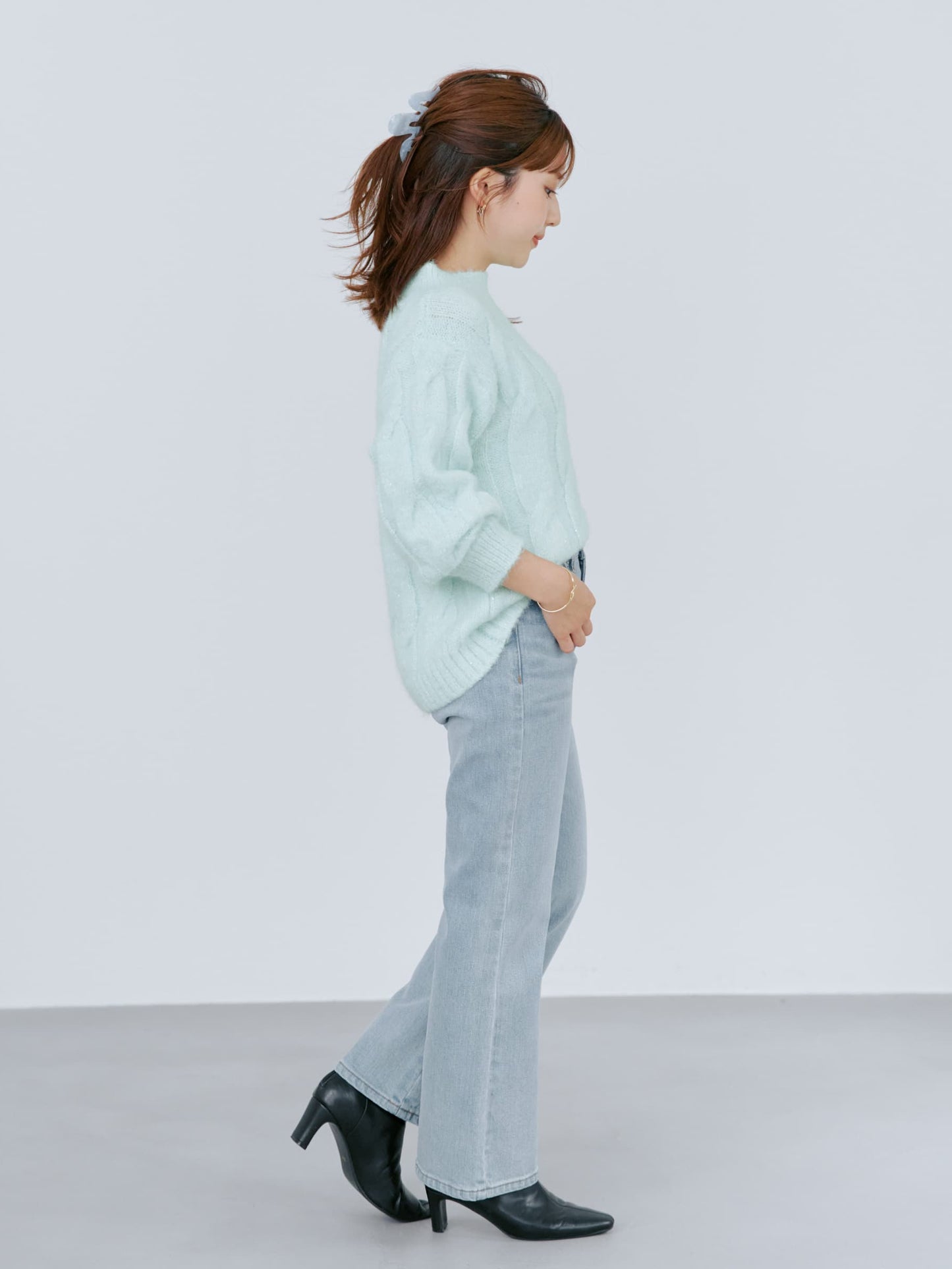 COHINA DENIM ブーツカット-short & regular　[通常]