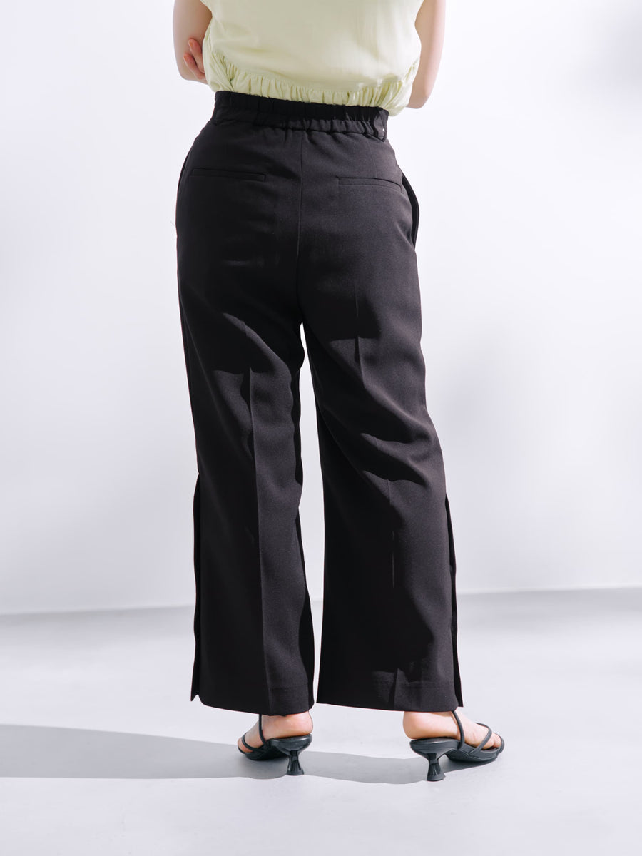 ＜non-no掲載＞ボタンベンツフレアパンツ-short & regular　[通常]