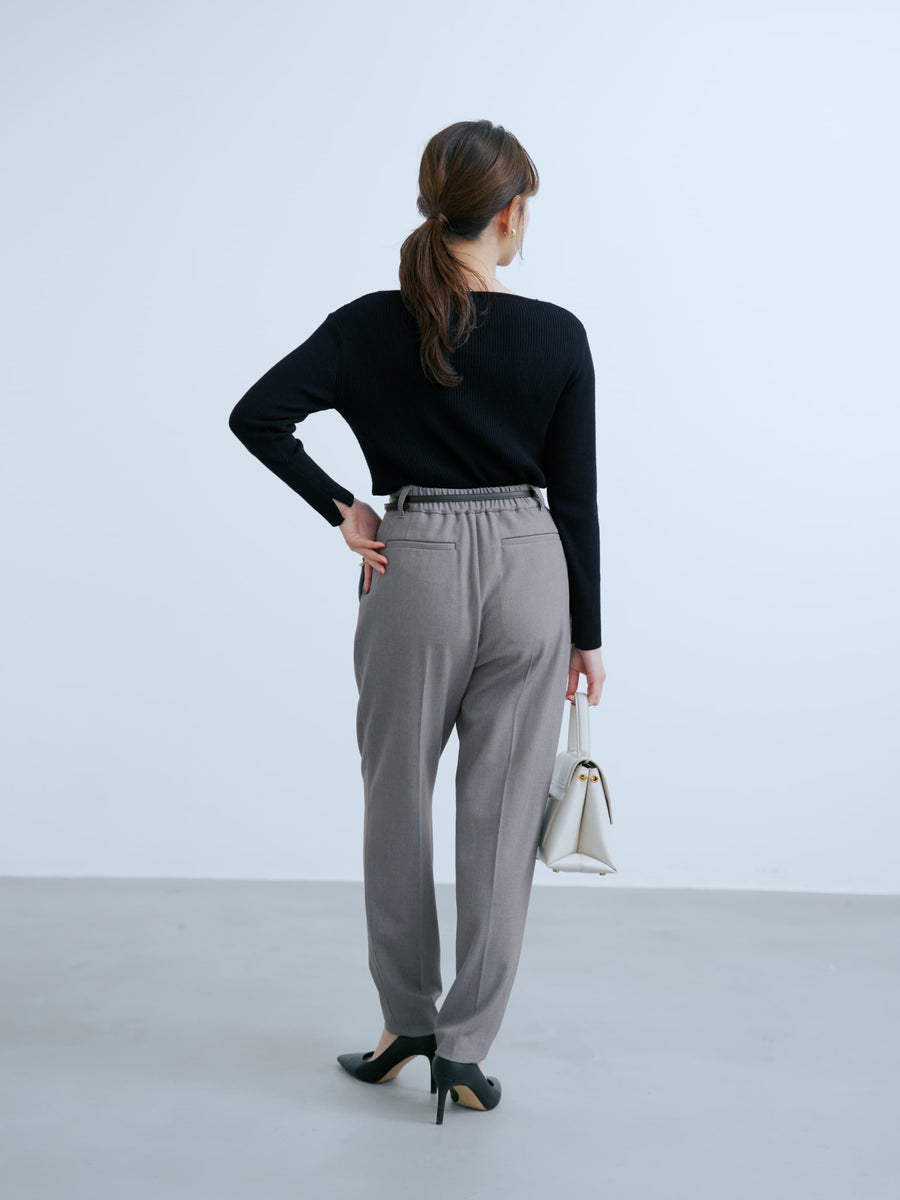 ウォームテーパードパンツ-short & regular　[通常]