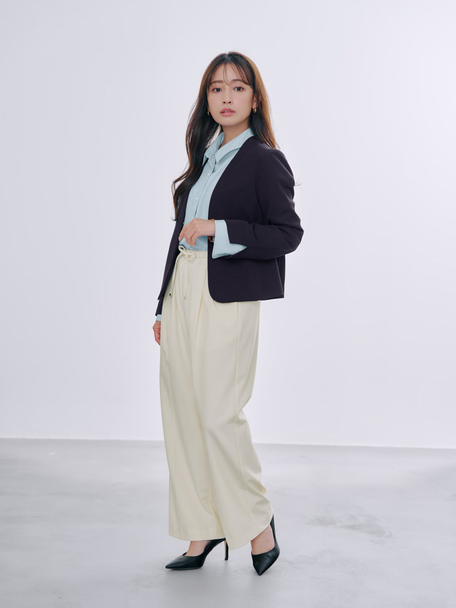 ソフトドビーノーカラージャケット　[通常]