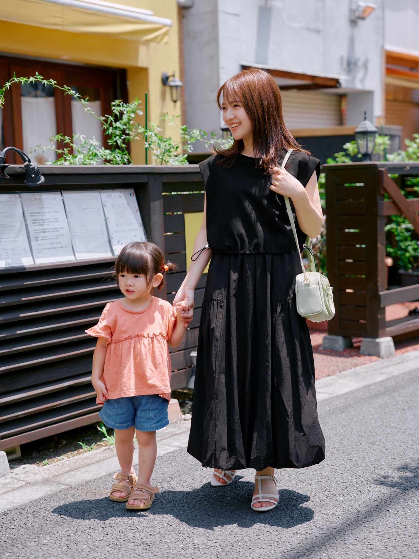 ドロストドッキングバルーンワンピース-short & regular[通常]