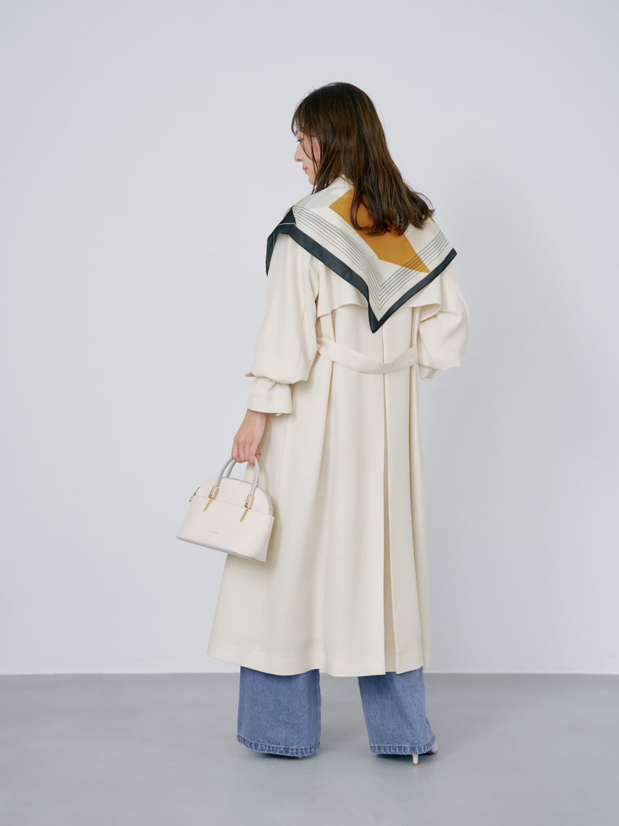 ベーシックとろみトレンチコート-short & regular　[通常]