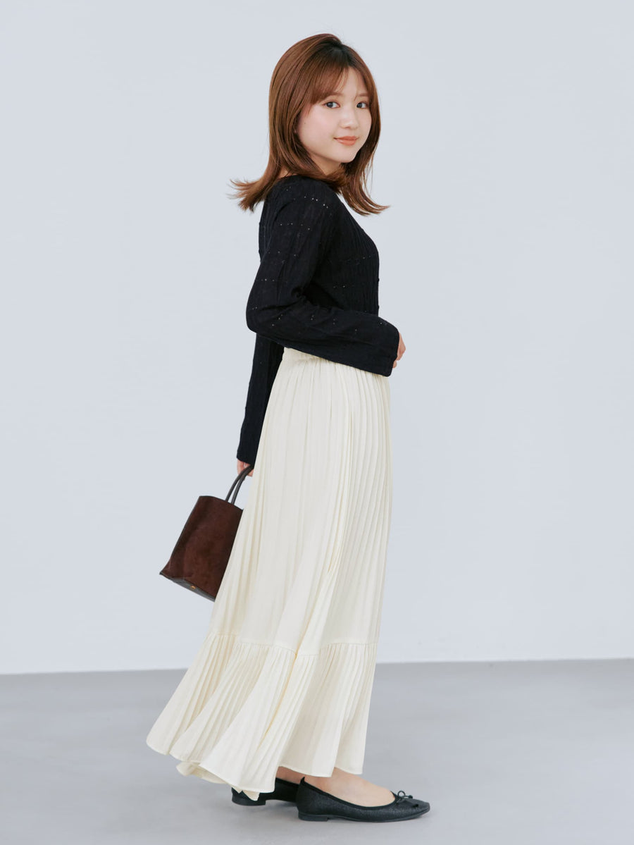 ジオメトリックウールニット　[通常]