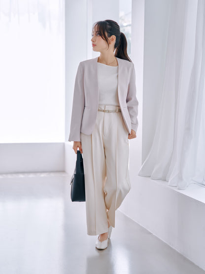 ソフトドビーノーカラージャケット　[通常]