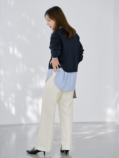 ゴールドボタンニットカーディガン　[通常]