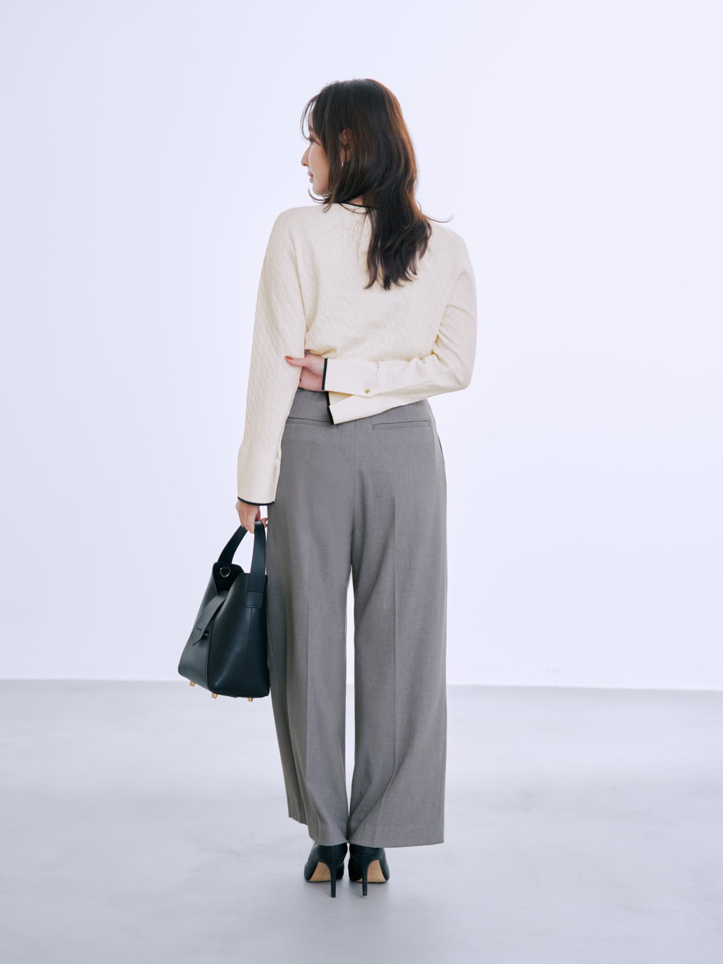 ミニケーブルリブニット　[通常]