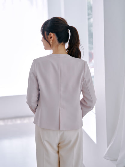 ソフトドビーノーカラージャケット　[通常]