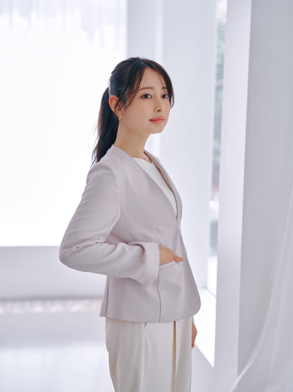 ソフトドビーノーカラージャケット　[通常]