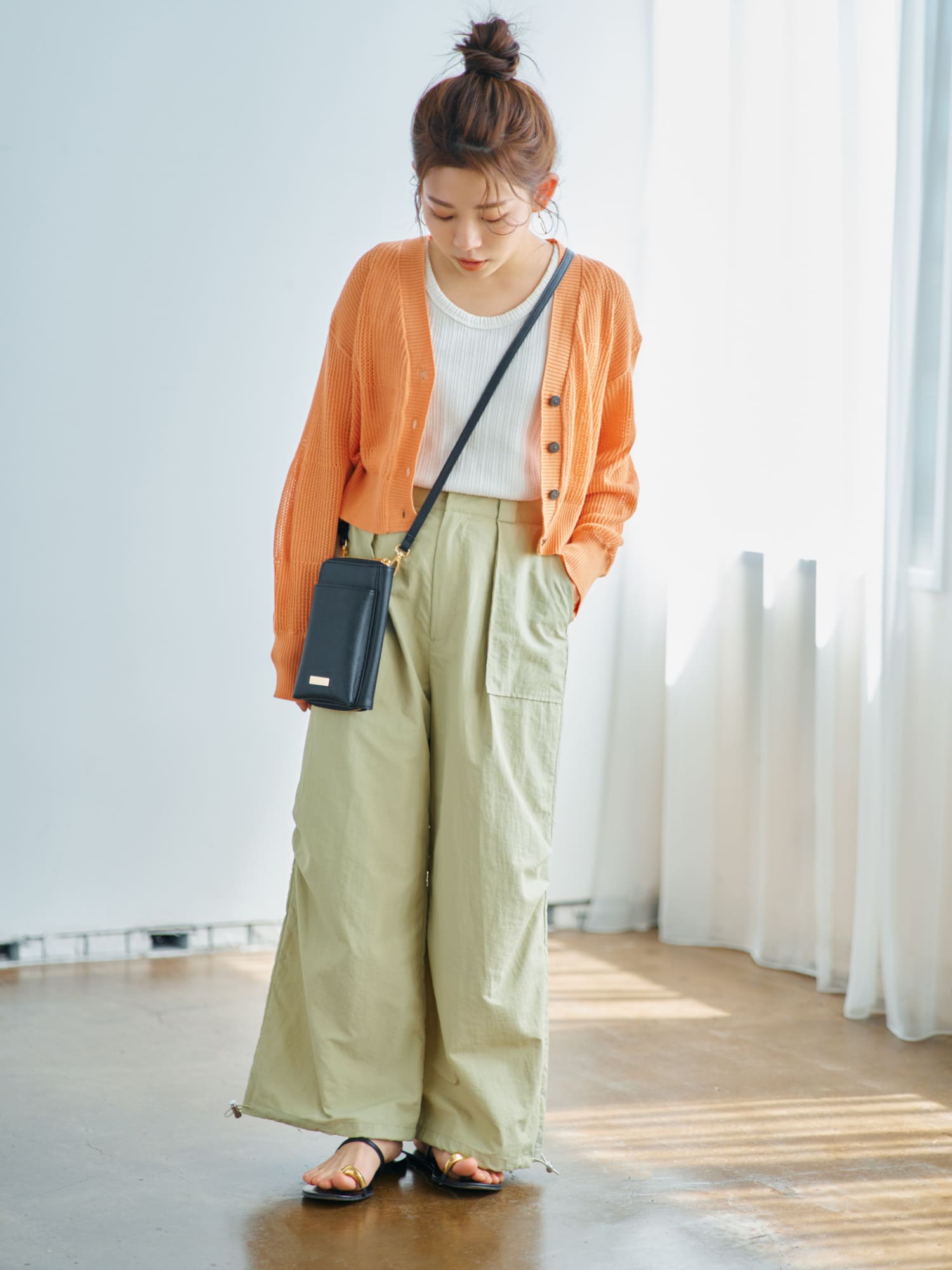ワークデザインベイカーパンツ | 小柄・低身長女性向けファッション 