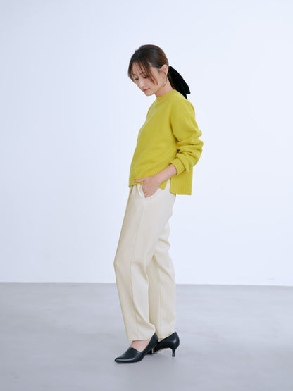 ウールカシミヤボトルネックニット　[通常]