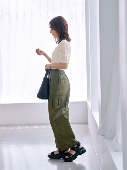 シアーリップルニットトップス　[通常]