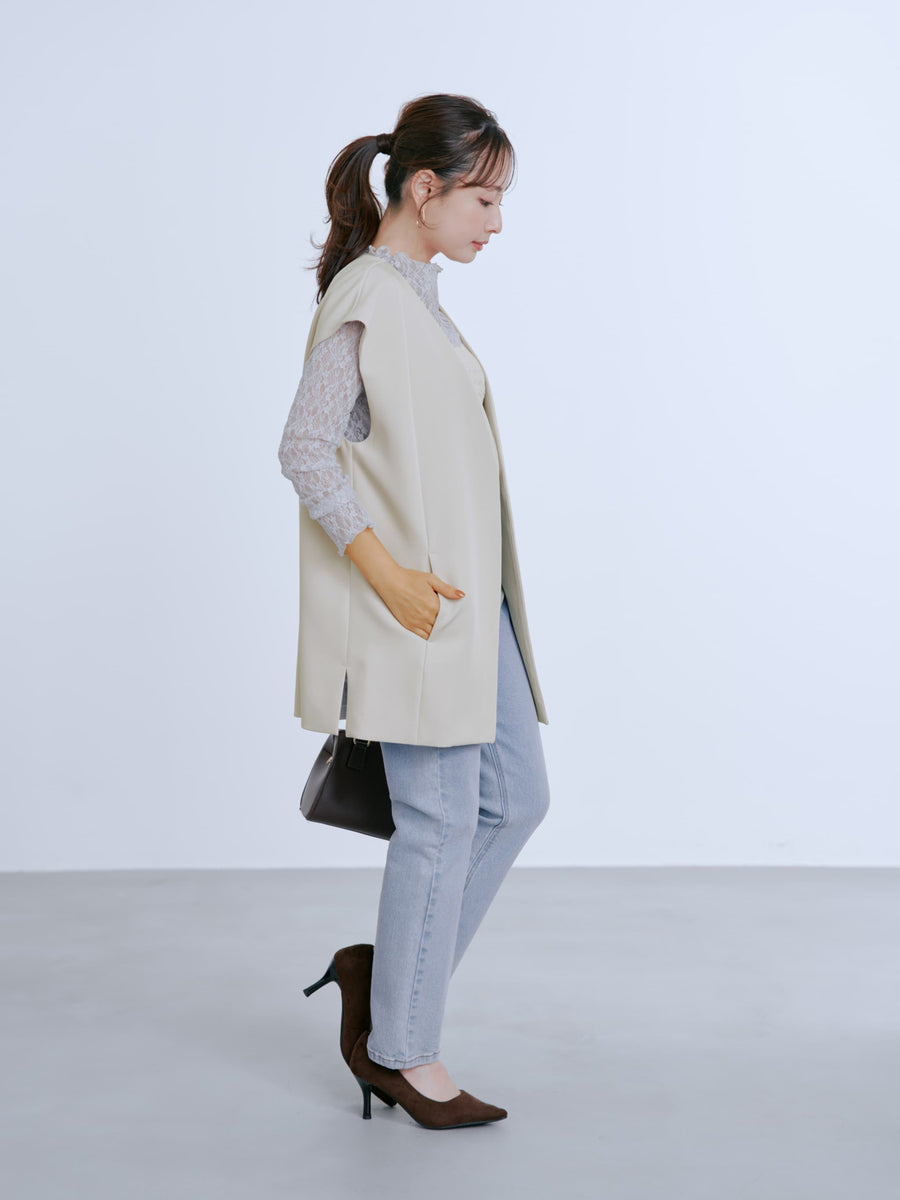 アシメフロントジレ　[通常]