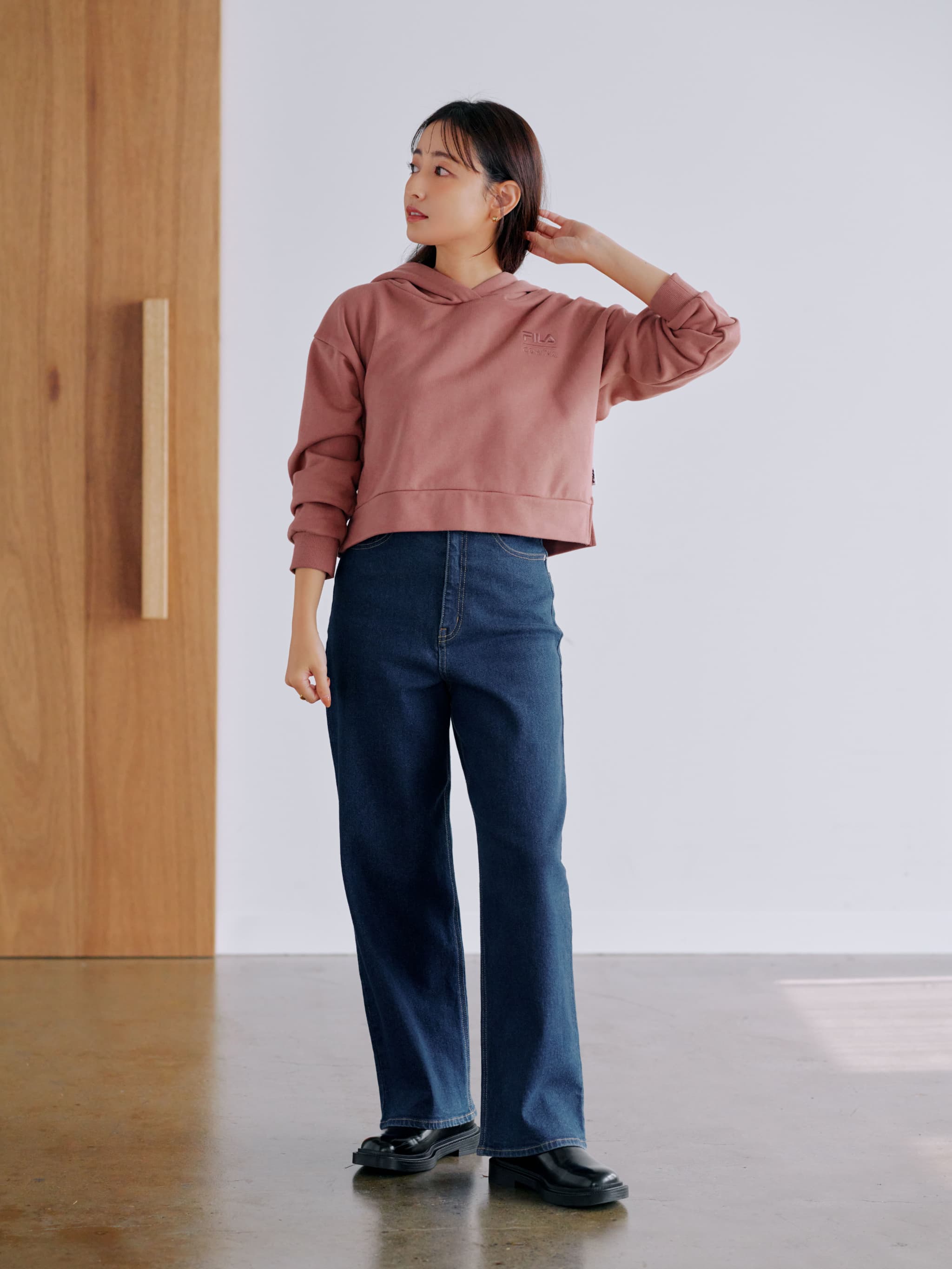 COHINA DENIM セミワイドストレート-short & regular | 小柄・低身長女性向けファッション通販、コーディネート |  COHINA STORE