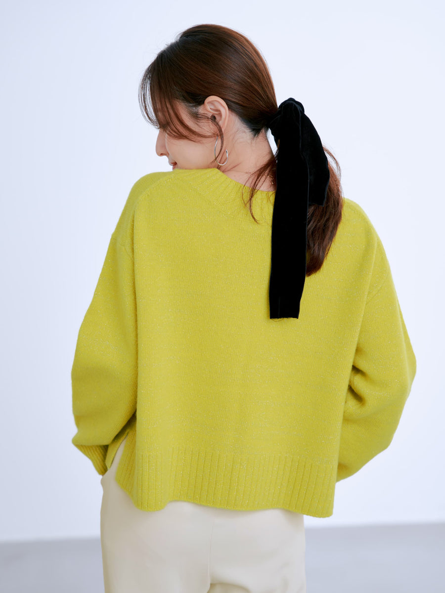 ウールカシミヤボトルネックニット　[通常]