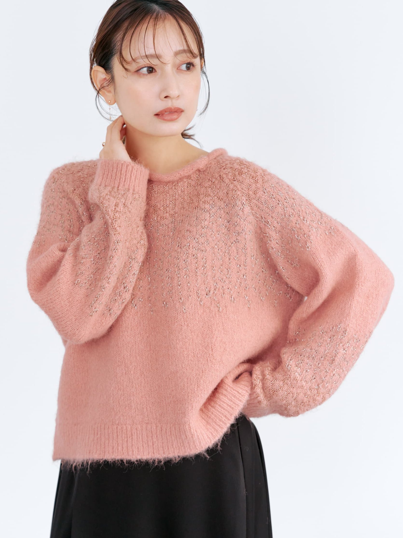 YUNA SANTA】イルミネーションニット | 小柄・低身長女性向け