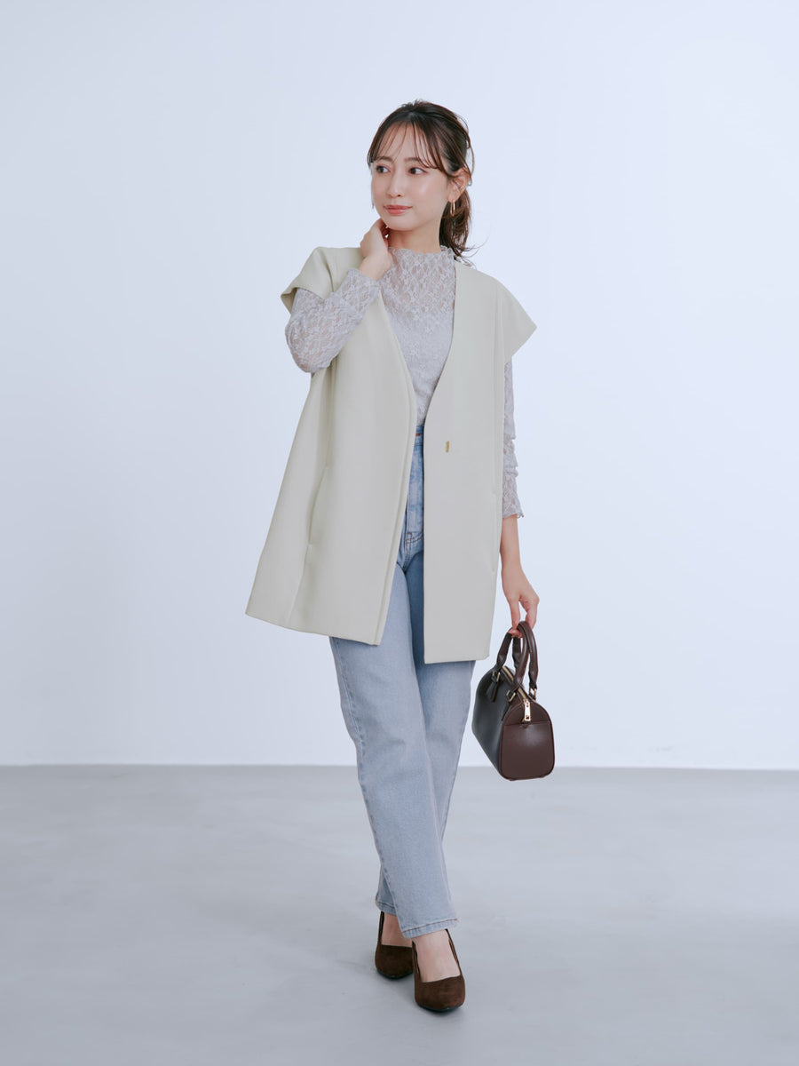 アシメフロントジレ　[通常]