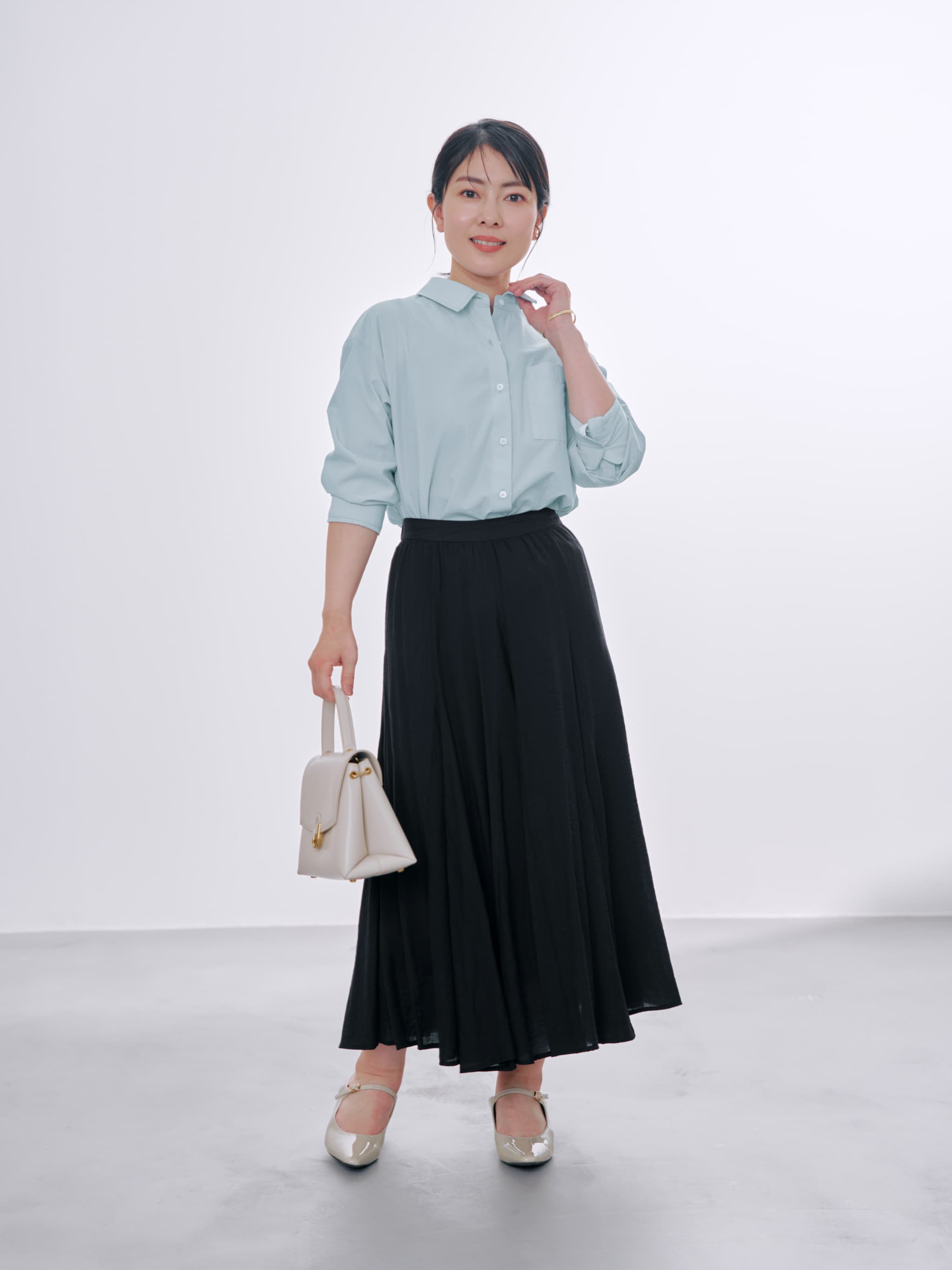 シモネッタフレアスカート フォルムフレアスカート（セットアップ可）｜martinique