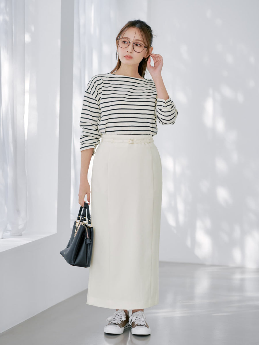 ボートネックバスクシャツ　[通常]