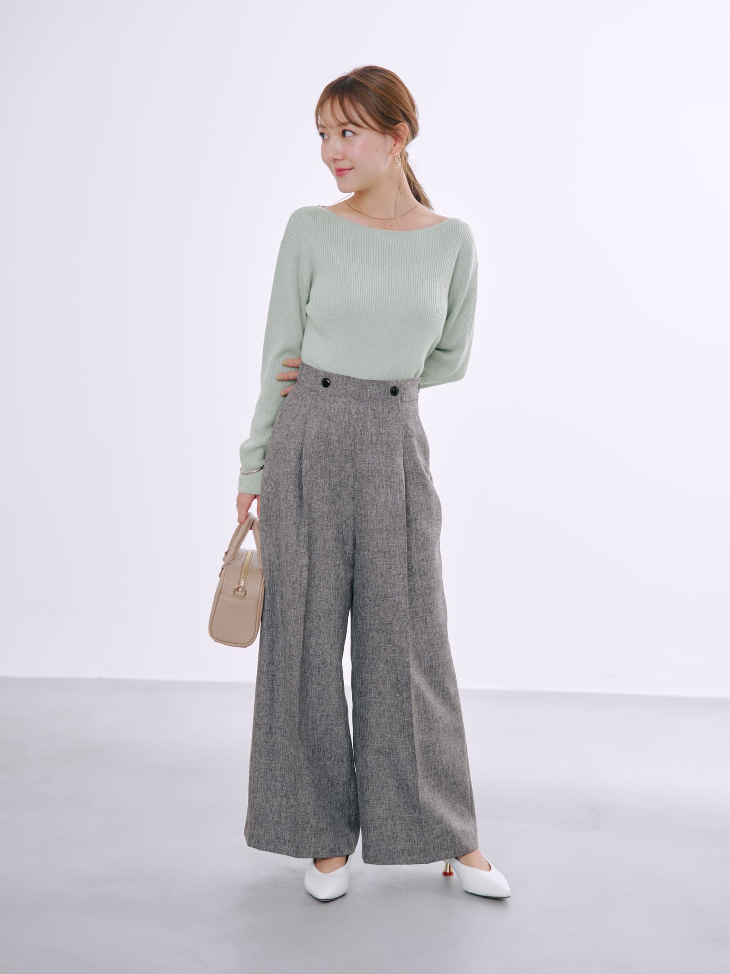 150cm | B:78 W:56 H:74 股下:69  | regular-XS着用