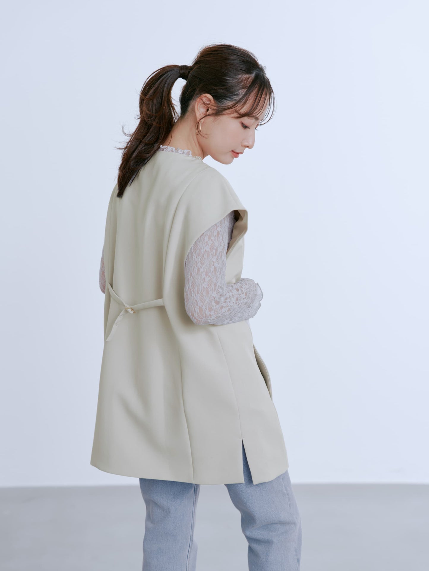 149cm | B:77 W:60 H:83 股下:68.5 | ワンサイズ着用