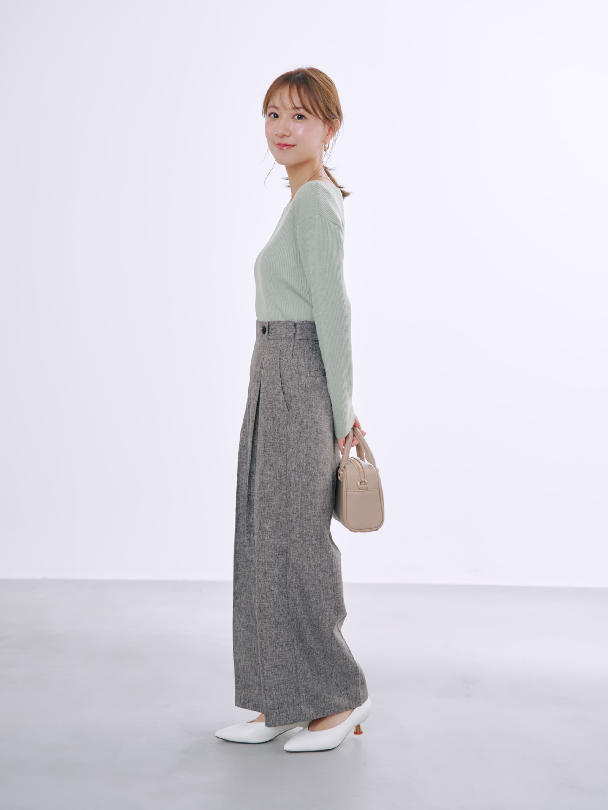 ツイードマリンパンツ　COHINA ツイードマリンパンツ【低身長・小柄女性】（その他パンツ）｜COHINA