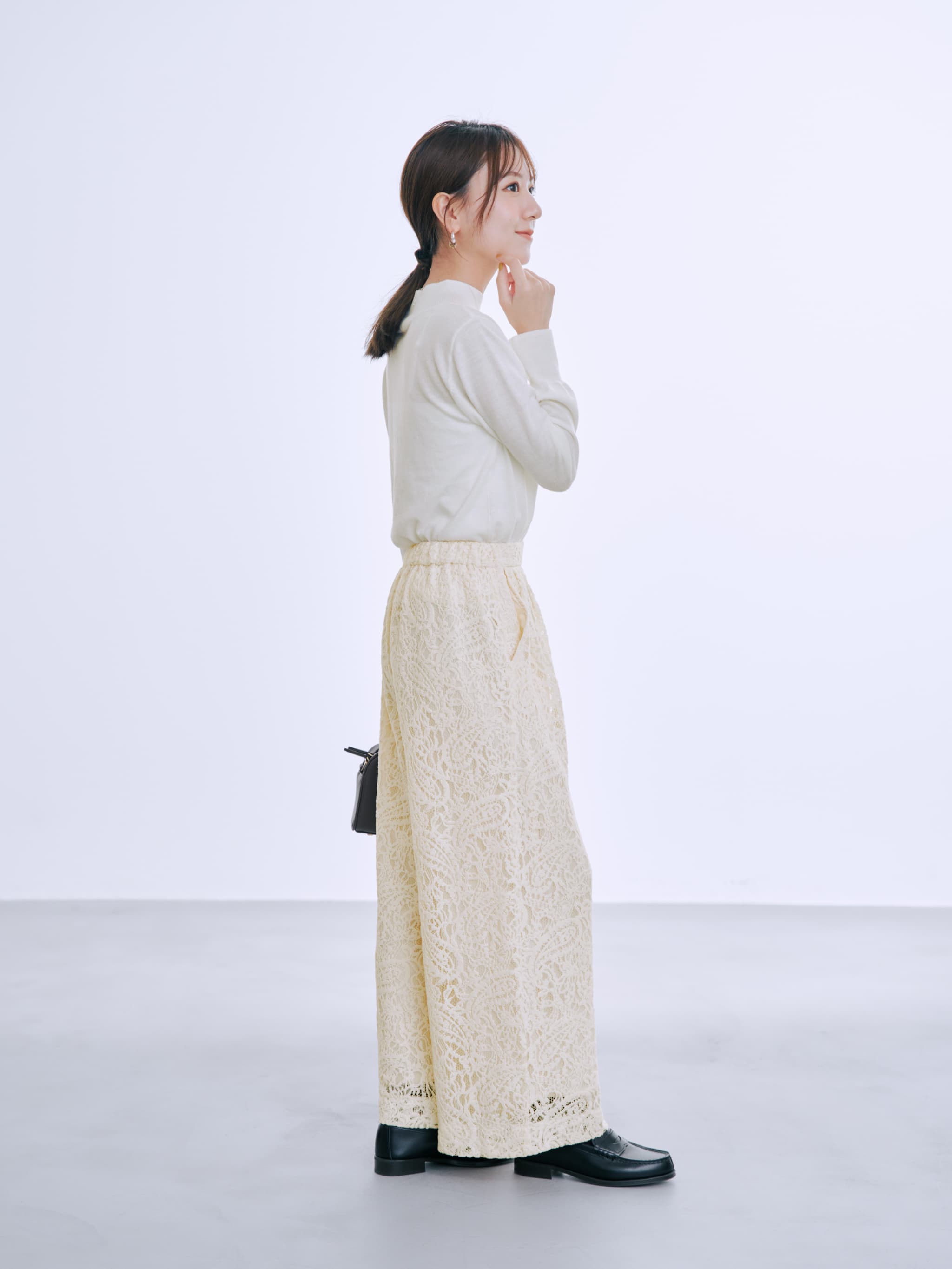 モールラッセルレースパンツ-short & regular | 小柄・低身長女性向け
