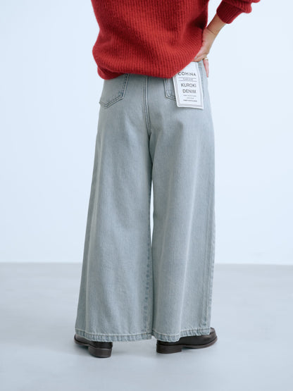 ＜CLASSY.掲載＞KUROKI DENIM フレアワイド-short & regular　[通常]