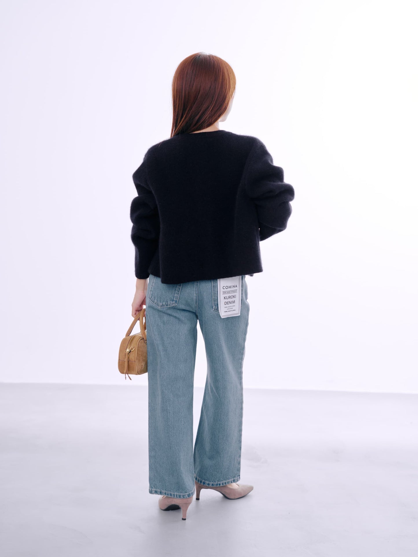 ＜sweetweb掲載＞KUROKI DENIM セミワイドストレート-short & regular　[通常]