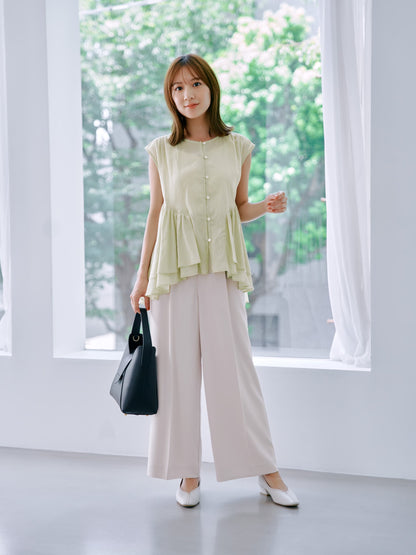 ソフトドビーストレートパンツ-short & regular　[通常]