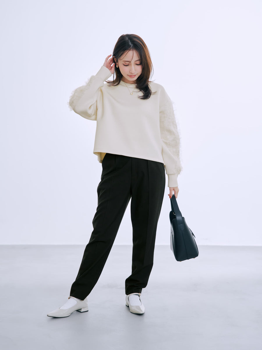 チュールスリーブダンボールトップス　[通常]